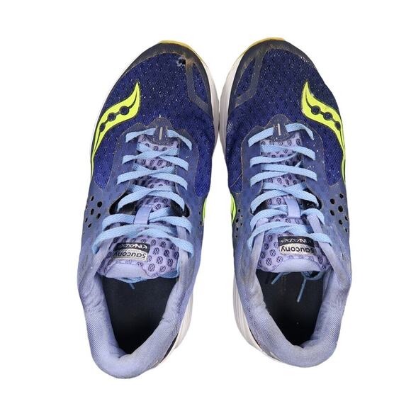 Saucony Shoes Womens 9.5 Athletic Trainer Running Kinvara 8 Sneaker Blue Sport - Picture 6 of 11